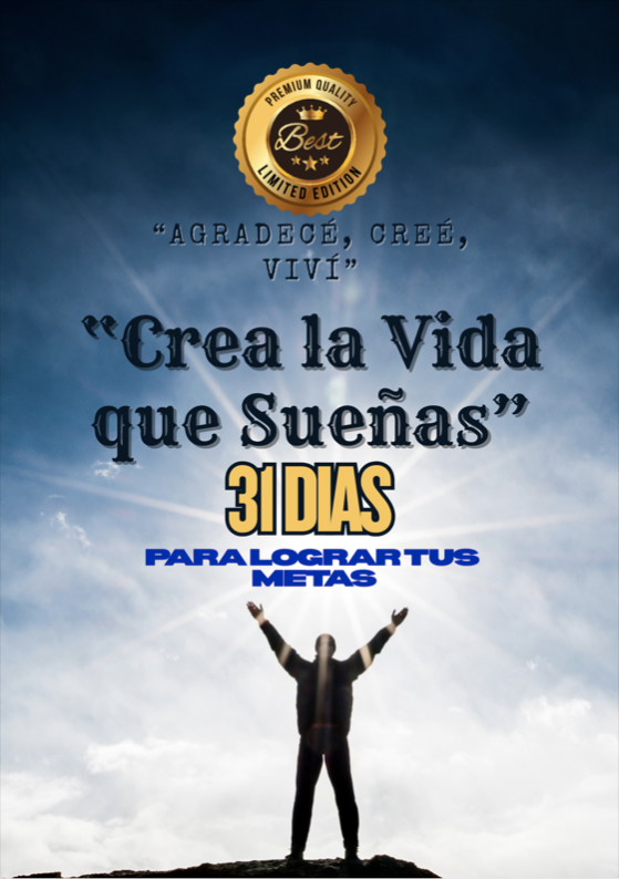 CREA LA VIDA QUE SUEÑAS - Diario de gratitud
