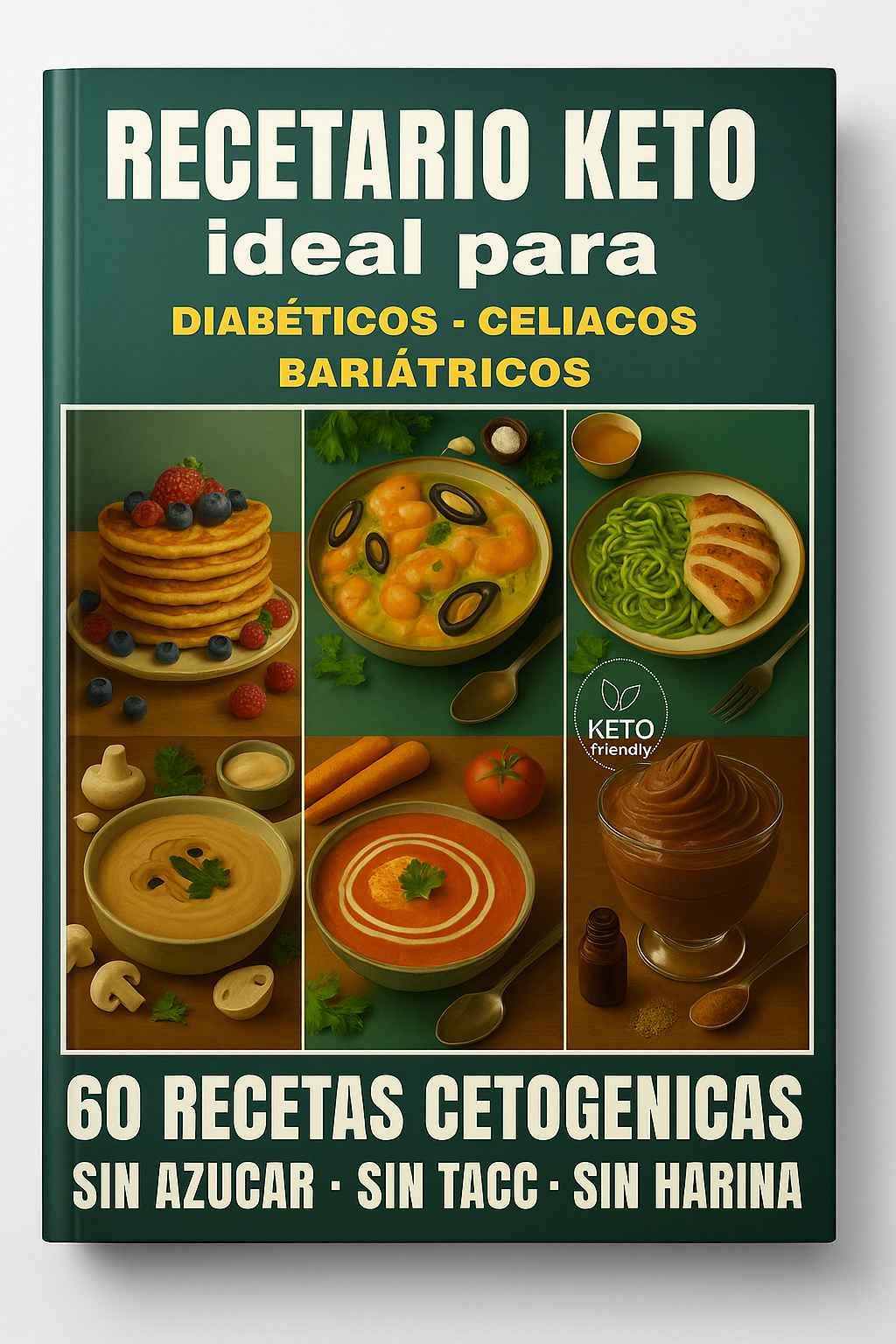 RECETARIO KETO - CON 4 BONOS DE REGALO